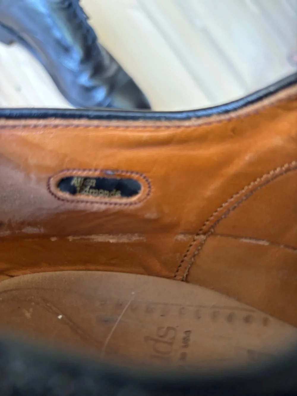 Allen Edmonds Park Avenue Black Cap-Toe Oxford Shoes